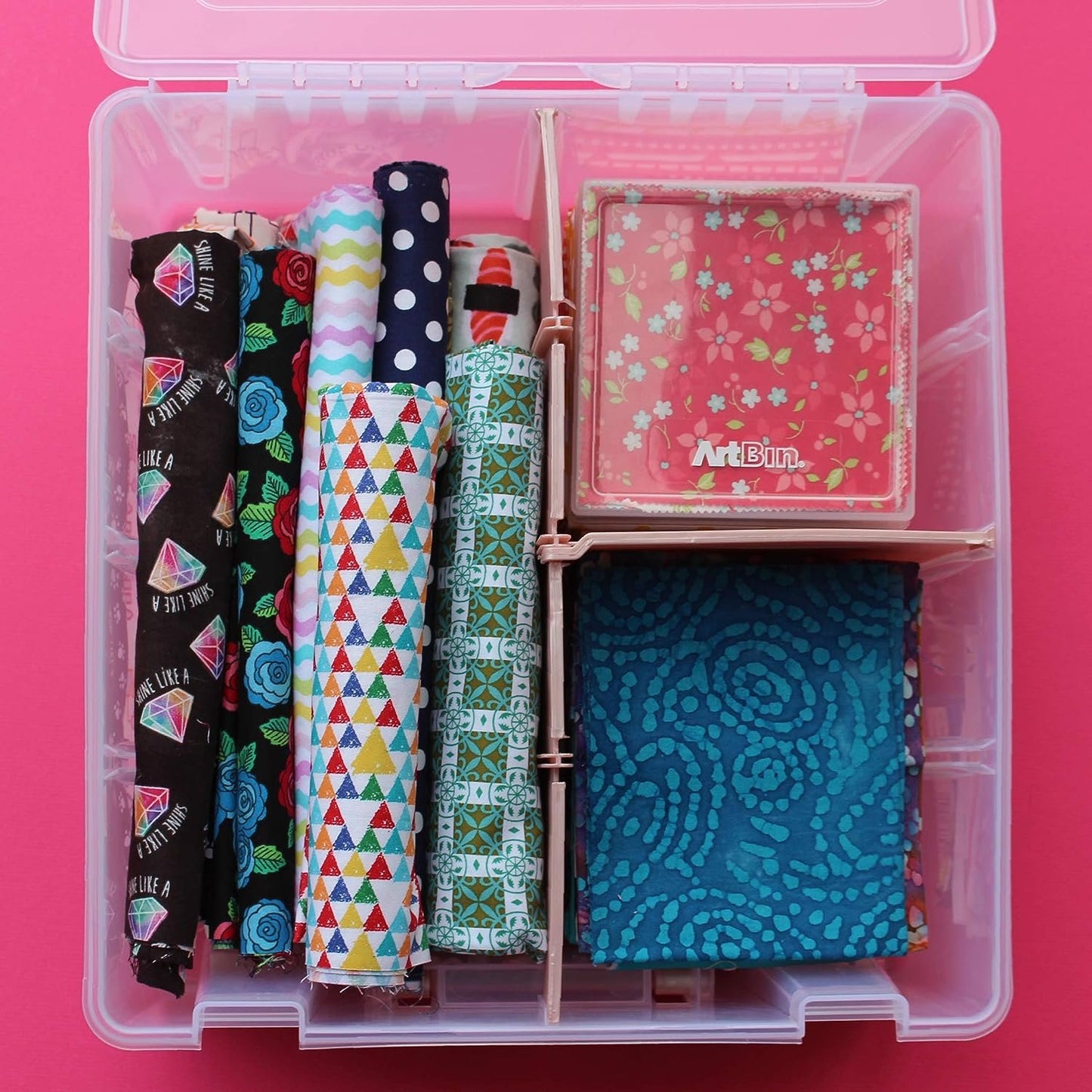 ArtBin Art Bin 0365500 Super Satchel Double Deep, Portable Art & Craft Organizer with Handle