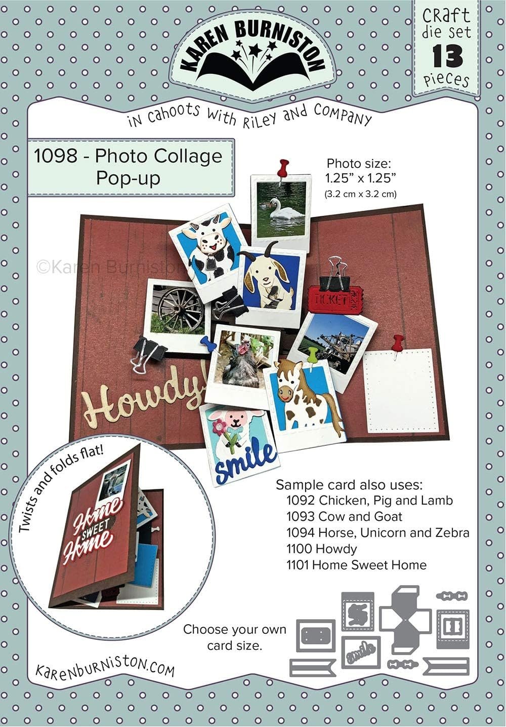 KB RILEY LLC KB Riley Dies COLL, Photo Collage Pop-Up