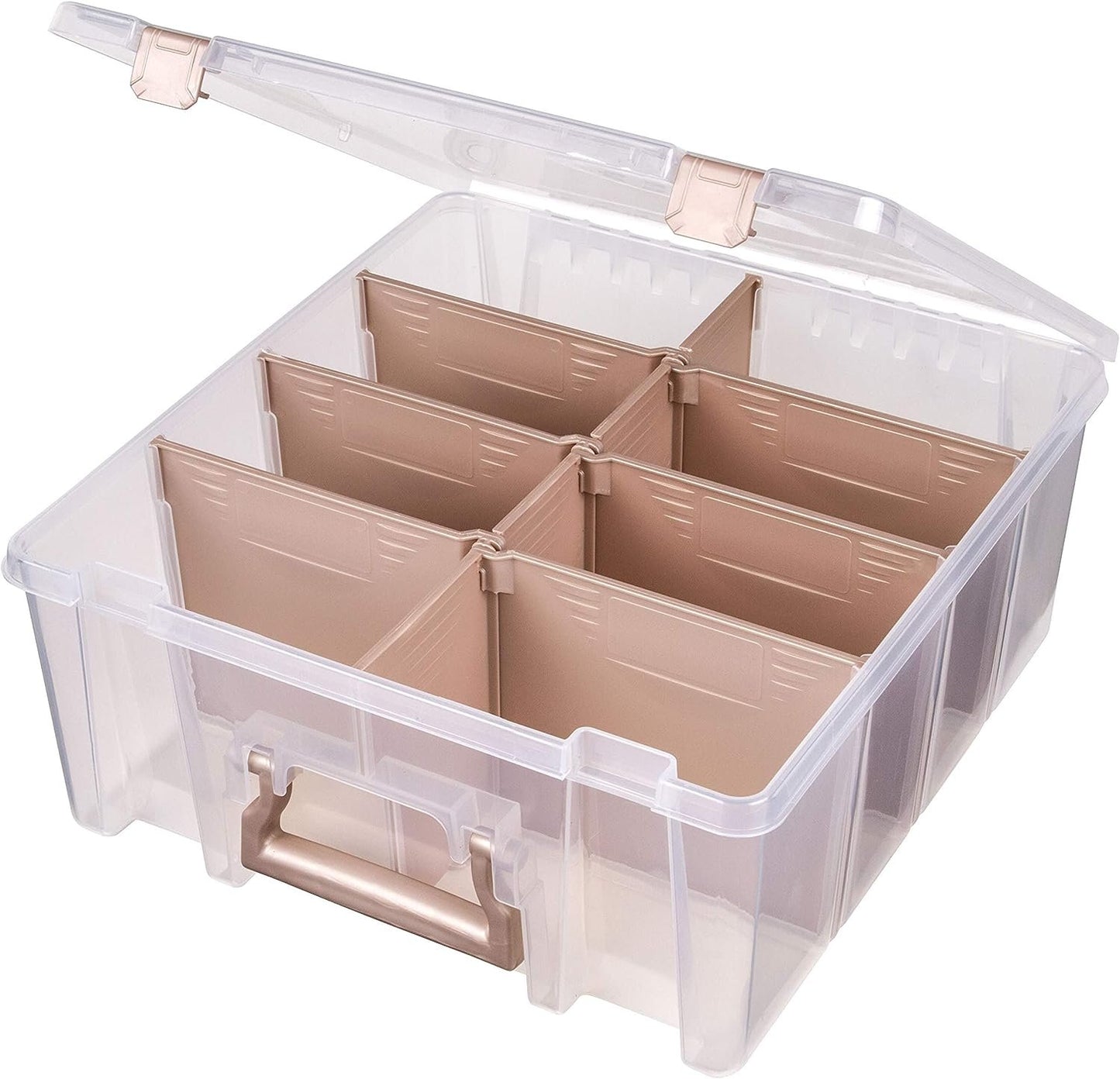 ArtBin Art Bin 0365500 Super Satchel Double Deep, Portable Art & Craft Organizer with Handle