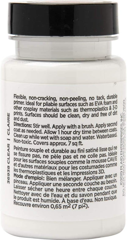 PlaidFX Paint Primer, 3 oz, Clear