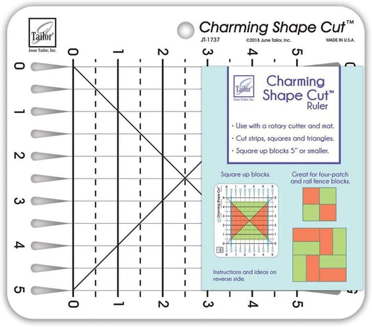 June Tailor Charming Shape Cut Ruler