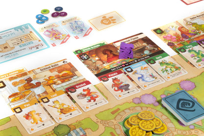 Flamecraft Board Game | Strategy Game | Dragon Game | Fantasy Game | Fun Family Game for Kids and Adults | Ages 10+ | 1-5 Players | Average Playtime 60 Minutes | Made by Lucky Duck Games
