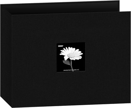 Pioneer Photo Albums 12x12 Fabric Frame 3-Ring Binder Scrapbook, Apple Red
