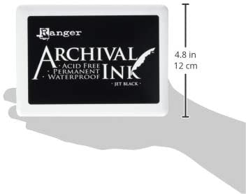 Ranger Archival Jumbo Inkpad #3, Jet Black