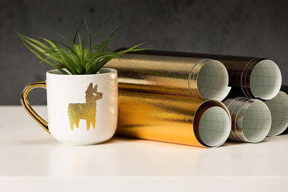 Cricut Premium Vinyl Permanent, Textured Metallic, Copper