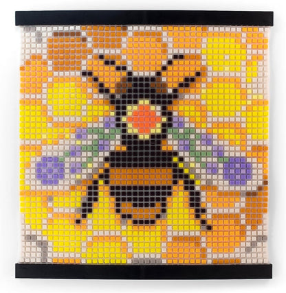 Perler Snappix No-Iron Fuse Bead Craft Kit for Kids, 12" x 12", Multicolor 2203 Piece