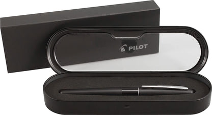 PILOT Metropolitan Collection Fountain Pen, Black Barrel, Classic Design, Medium Nib, Black Ink (91107)