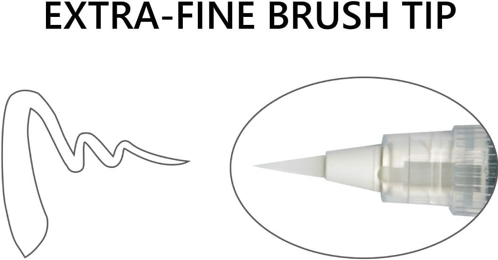 White Brush pen