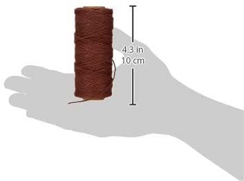 Hemptique 100% Hemp Cord Spool - 62.5 Meter Hemp String - Made with Love - No. 20 ~ 1mm Cord Thread for Jewelry Making, Macrame, Scrapbooking, DIY, & More - Blue