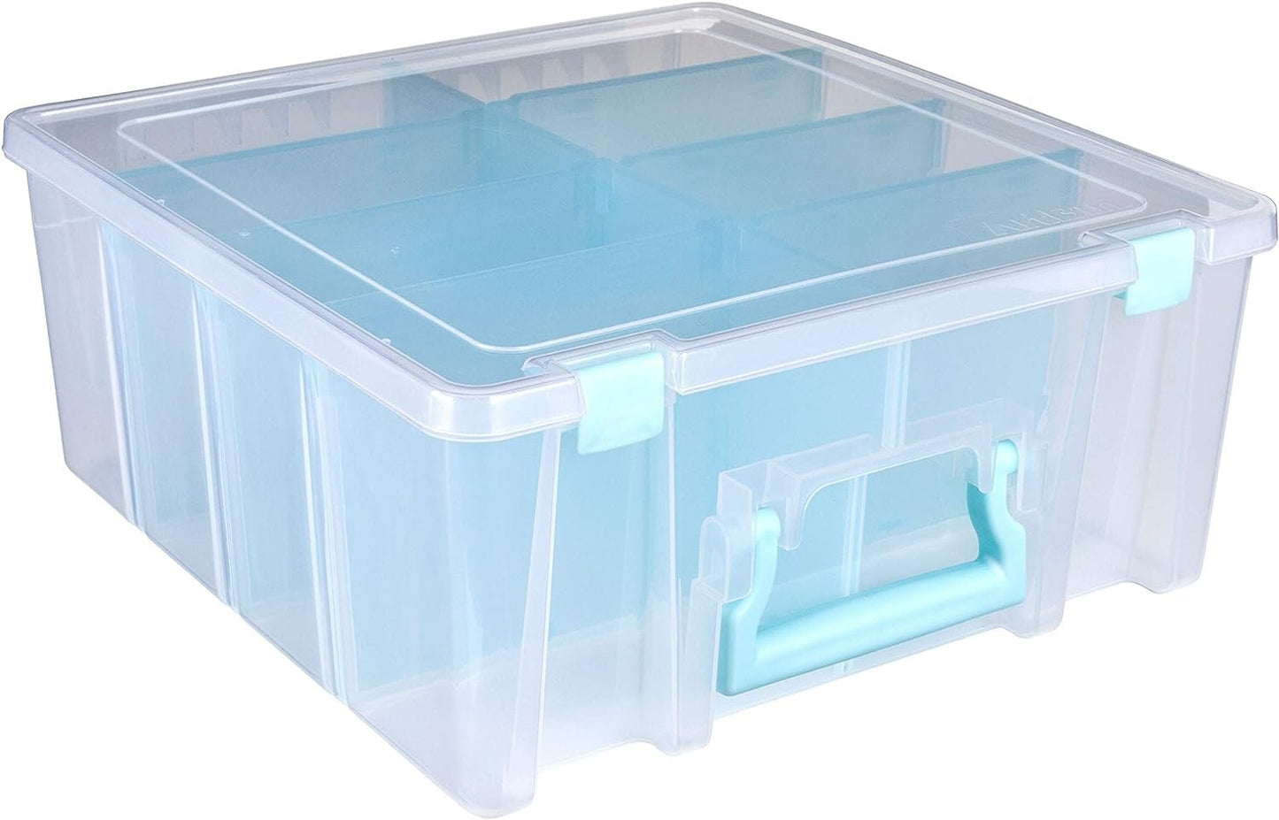 ArtBin Art Bin 0365500 Super Satchel Double Deep, Portable Art & Craft Organizer with Handle