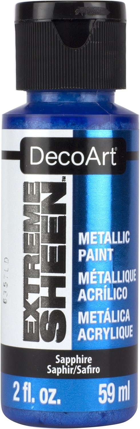 DecoArt 2 Ounce, Vintage Brass Extreme Sheen Paint
