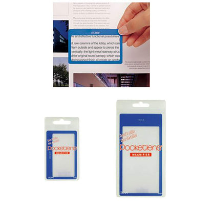 Itoya Pocketlens, Compact Magnifier - 3 1/4 x 2 1/8 inches