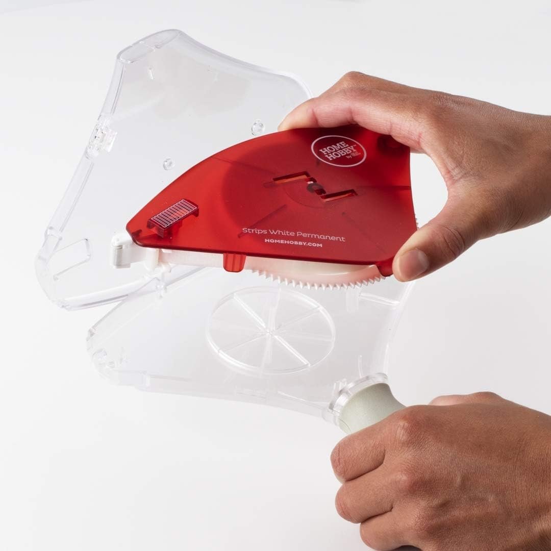 Scrapbook Adhesives by 3L 2000 3L Scrapbook Adhesives E-Z Runner Grand Permanent Refillable Adhesive Dispenser, 150 Feet (02000) , Red