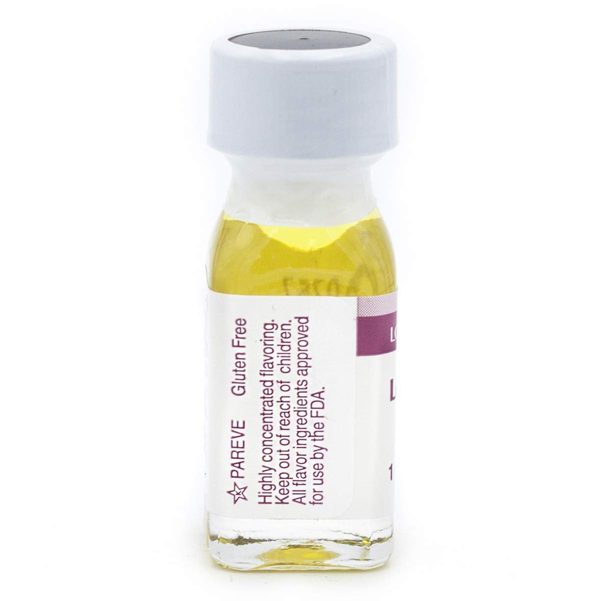LorAnn Lemon Oil SS, Natural Flavor, 1 dram (.0125 fl oz - 3.7ml - 1 teaspoon) - Twin pack