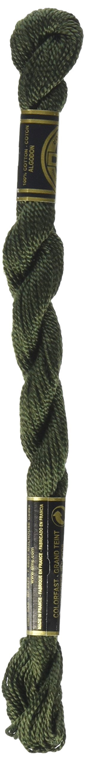 DMC 115 5-934 Pearl Cotton Thread, Black Avocado Green, Size 5