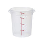Cambro 4 qt Round Polypropylene Food Storage Container - Camwear®