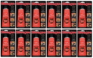 (12-Pack) Shoe Goo Black 3.7 Oz Footwear Adhesive Repair & Protective Coating