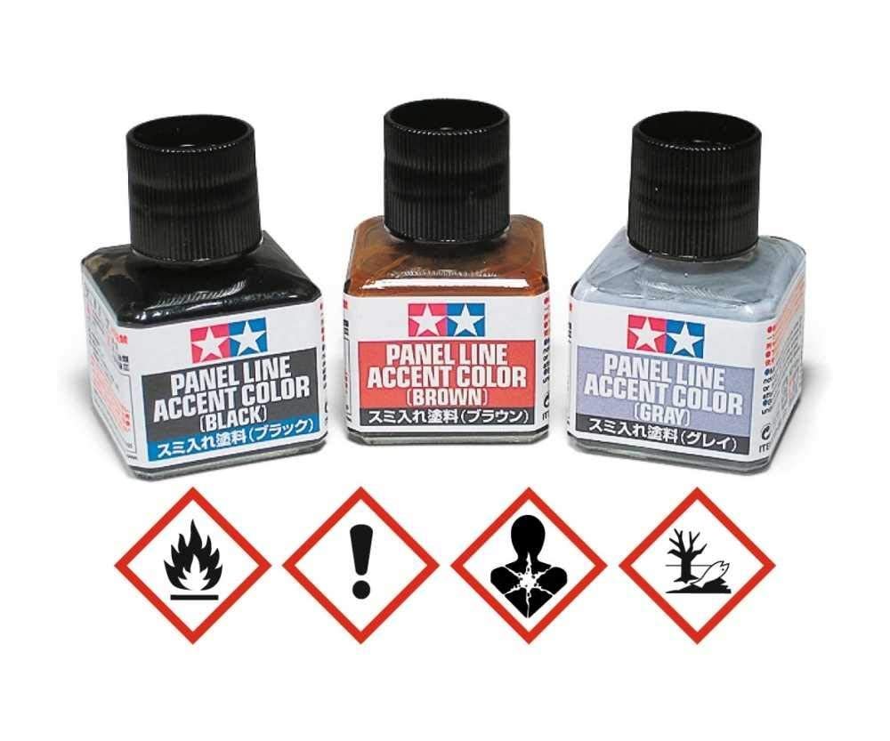 TAMIYA Panel Line Accent Color 40ml Brown TAM87132 Plastics Paint Enamels