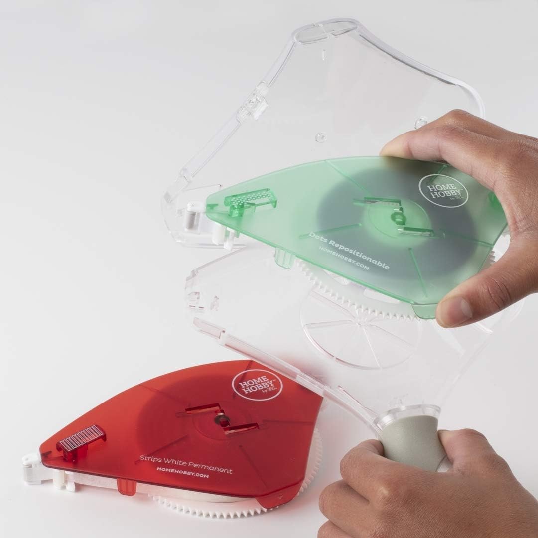 Scrapbook Adhesives by 3L 2000 3L Scrapbook Adhesives E-Z Runner Grand Permanent Refillable Adhesive Dispenser, 150 Feet (02000) , Red