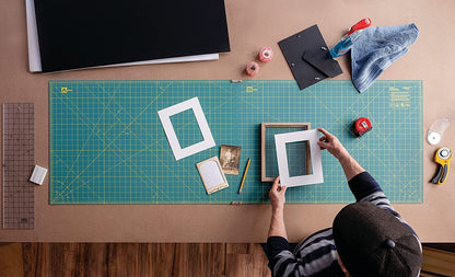 OLFA Gridded Cutting Mat Set - Clipped