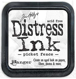 Tim Holtz Ranger Distress - Picket Fence Ink Pad and Re-Inker Bundle