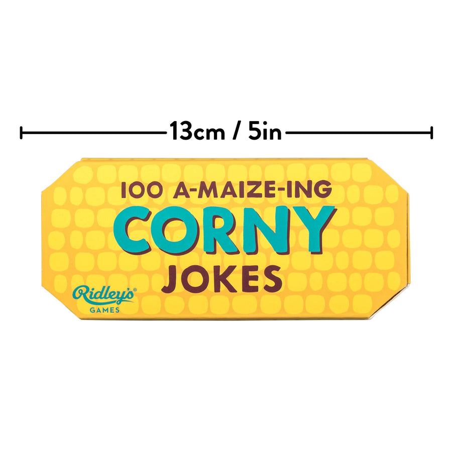 Ridley’s 100 A-maize-ing Corny Joke Cards – Includes 100 Jokes for Kids and Adults, Funny Jokes for Family-Friendly Fun – Makes a Great Gift Idea