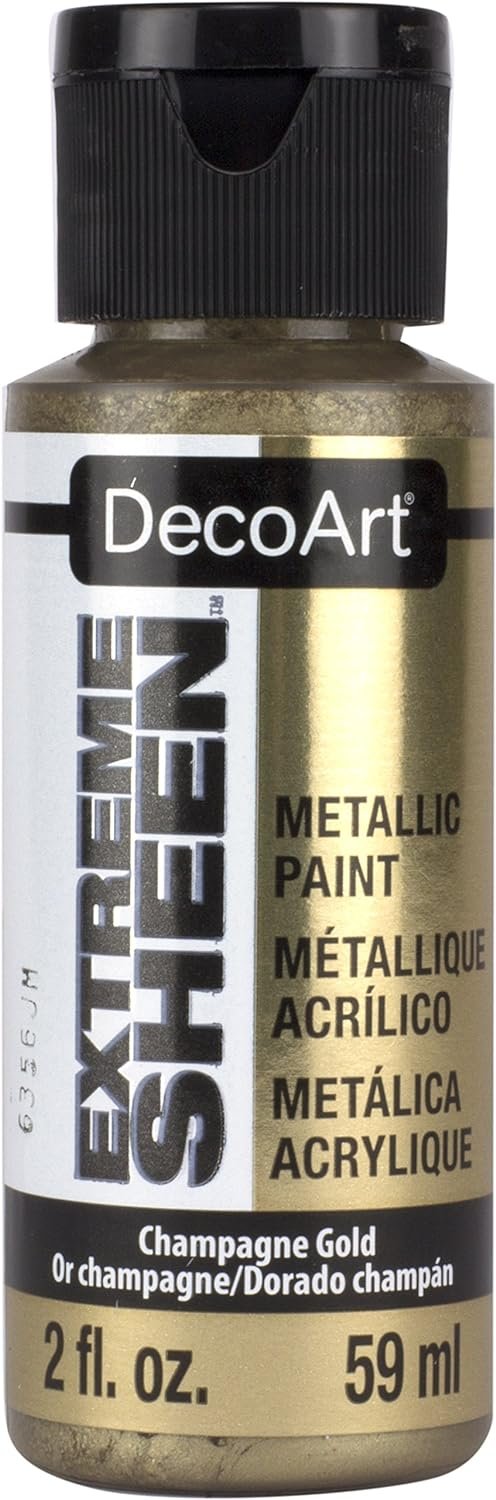 DecoArt 2 Ounce, Vintage Brass Extreme Sheen Paint