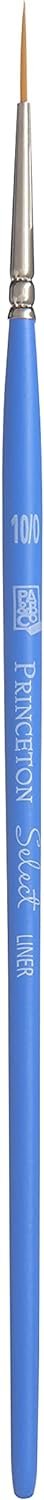 Princeton Select Artiste, Series 3750, Paint Brush for Acrylic, Watercolor and Oil, Liner, 10/0