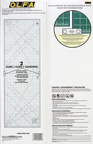OLFA Gridded Cutting Mat Set - Clipped