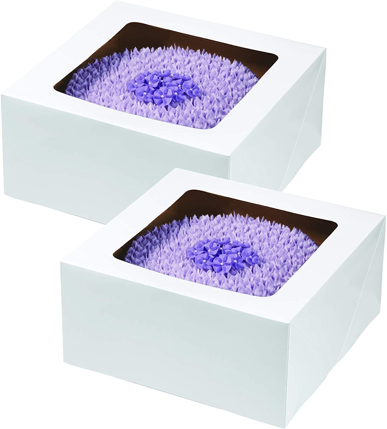 Wilton 2-Pack Corrugated Cake Box with Window