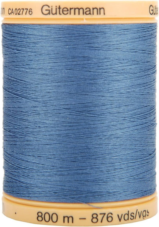 Gutermann Natural Cotton Thread Solids 876 yd-Indigo Blue