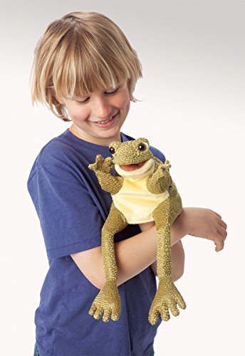 Folkmanis Funny Frog Hand Puppet
