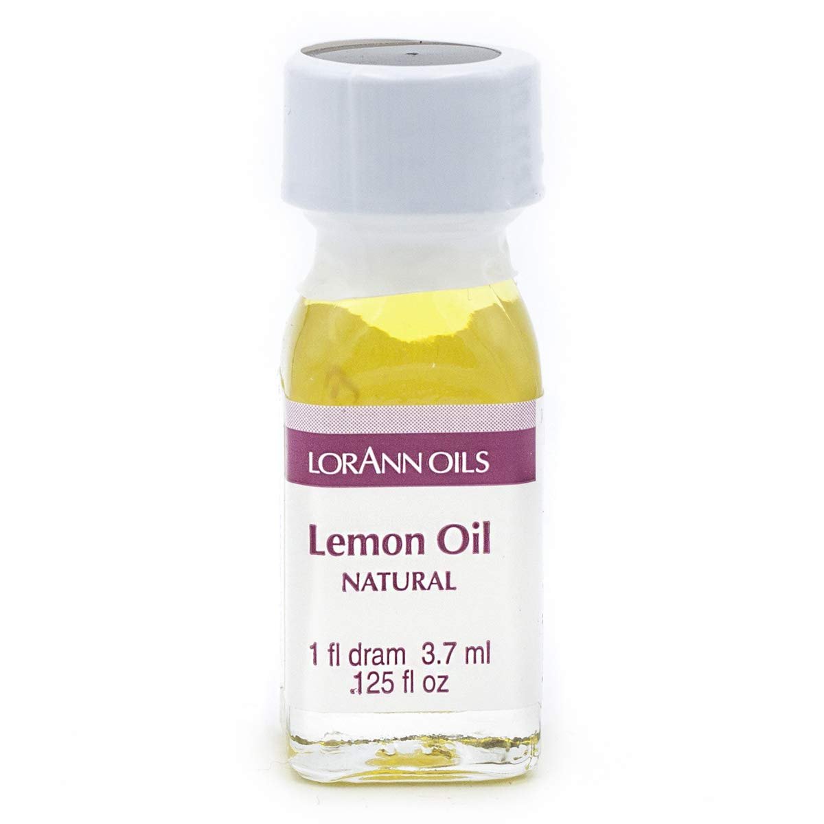LorAnn Lemon Oil SS, Natural Flavor, 1 dram (.0125 fl oz - 3.7ml - 1 teaspoon) - Twin pack