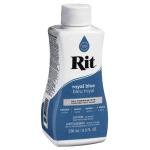 Rit Dye Rit All Purpose Liquid Dye 236ml, Royal Blue