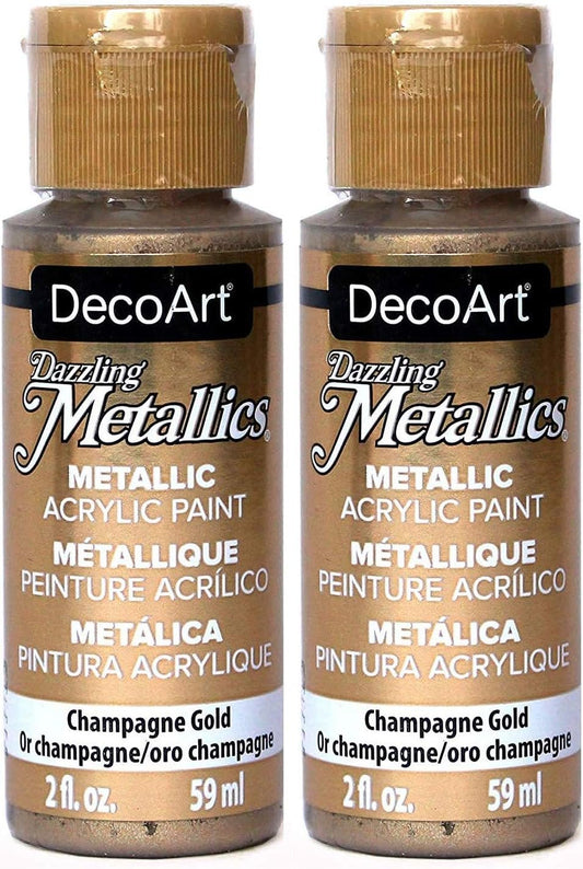 Dazzling Metallics Acrylic Paint 2oz-Champagne Gold