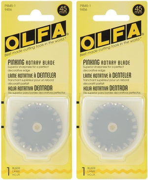 Olfa Rotary Blade Refill 45mm Pinking PIB45-1 (2-Pack)