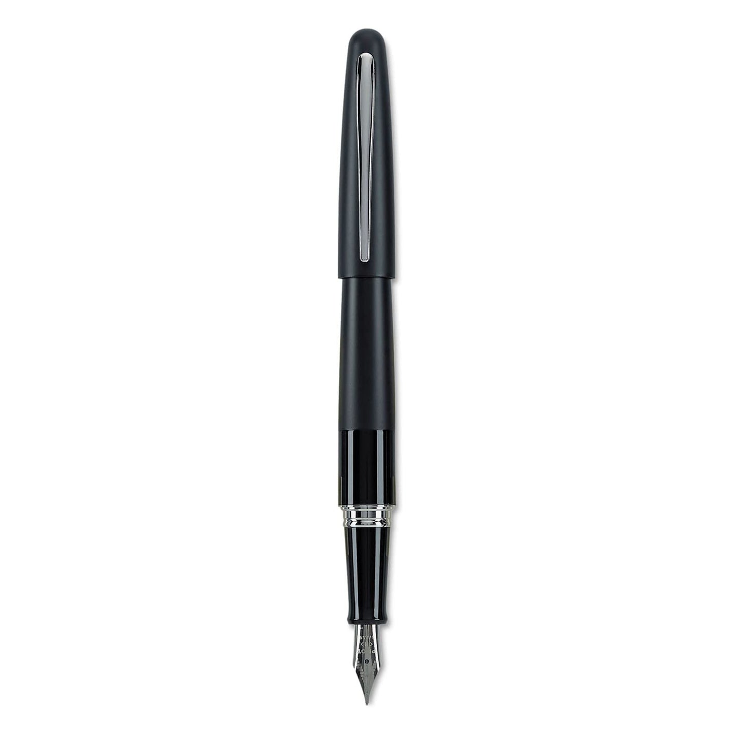 PILOT Metropolitan Collection Fountain Pen, Black Barrel, Classic Design, Medium Nib, Black Ink (91107)