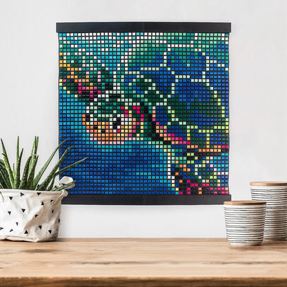 Perler Snappix No-Iron Fuse Bead Craft Kit for Kids, 12" x 12", Multicolor 2203 Piece