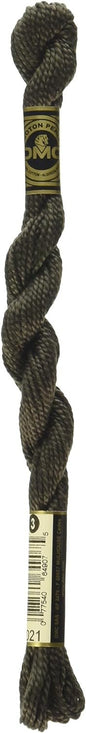 DMC 115 3-3021 Pearl Cotton Thread, Dark Brown/Grey