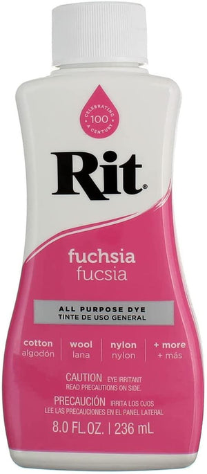 Rit Dye Liquid 8 Ounces Fuchsia 8-88120 (3-Pack)