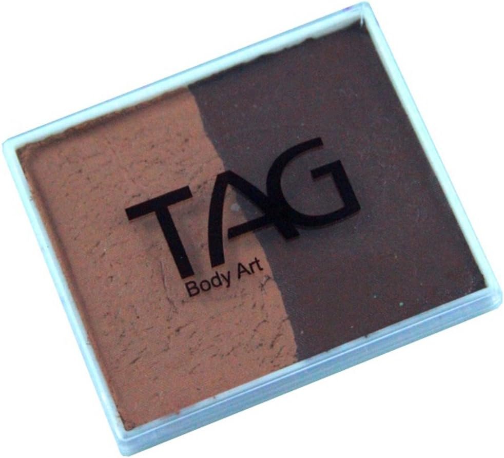 TAG Face and Body Paint - Split Cake 50g - Brown and Mid Brown