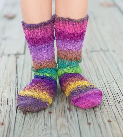 Authentic Knitting Board Sock Loom 2, Regular Gauge Wood Loom