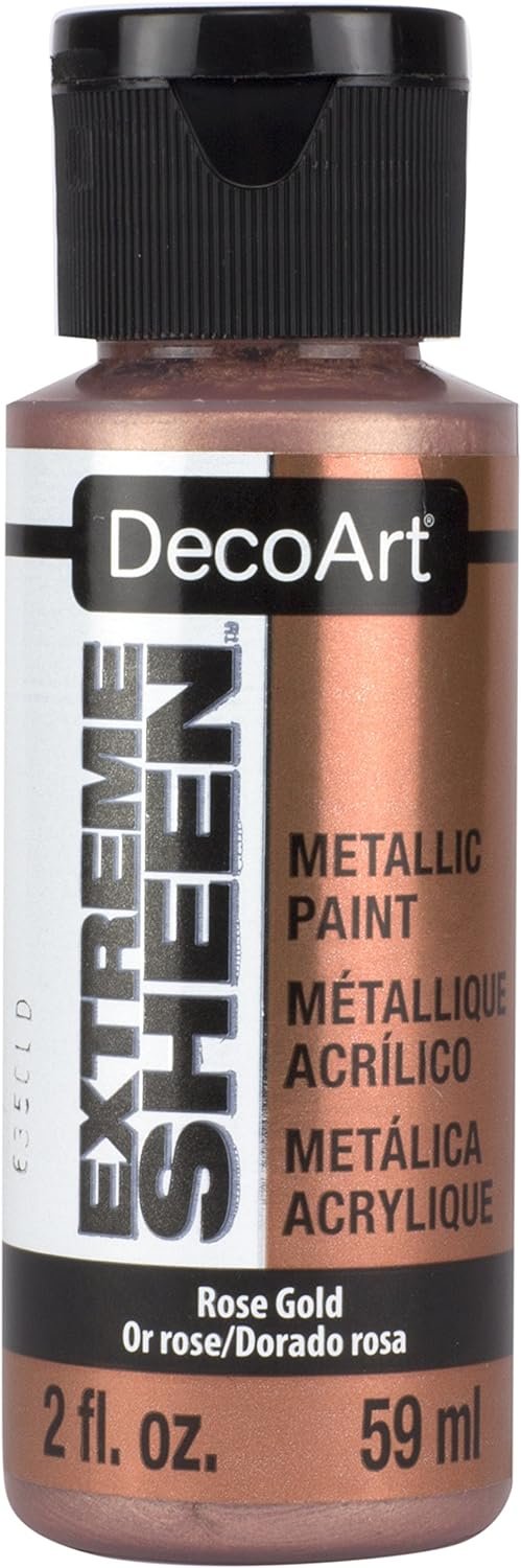 DecoArt 2 Ounce, Vintage Brass Extreme Sheen Paint