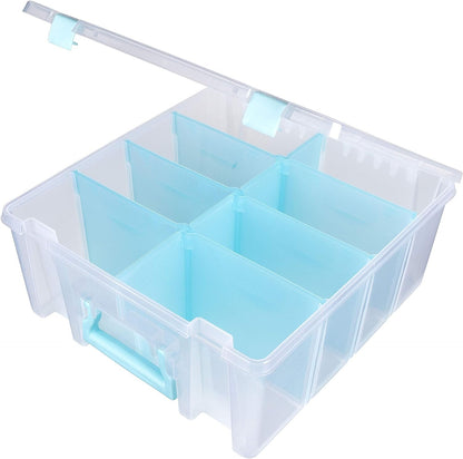 ArtBin Art Bin 0365500 Super Satchel Double Deep, Portable Art & Craft Organizer with Handle
