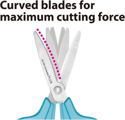 Plus Fit Cut Curve Scissors, Large, Pink (35061)