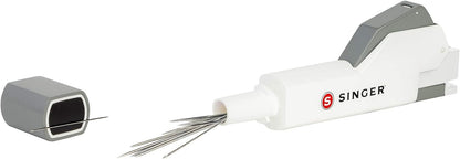 SINGER Needle Threader Assistant - Automatic Hand Sewing Needle Threader,Gray
