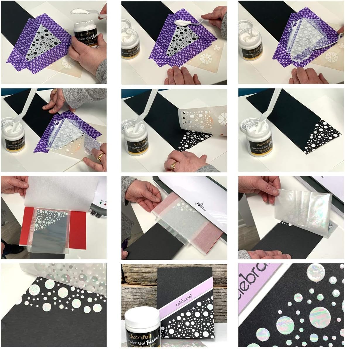 iCraft Deco Foil Transfer Gel, Blanco