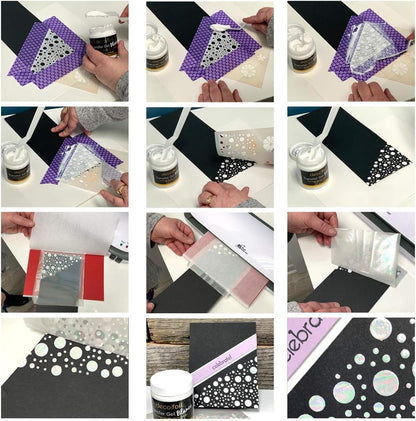 iCraft Deco Foil Transfer Gel, Blanco