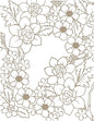 Spellbinders Flower Pattern Glimmer Hot Foil Plate, Metal, Large