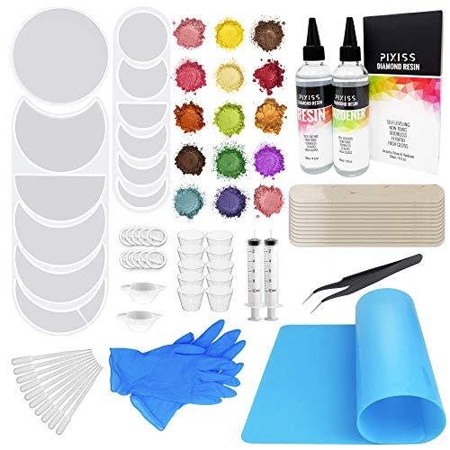 PIXISS Moon Phase Resin Molds Bundle